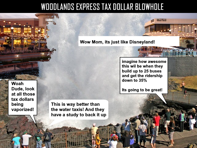 WOODLANDS EXPRESS TAX DOLLAR BLOWHOLE
